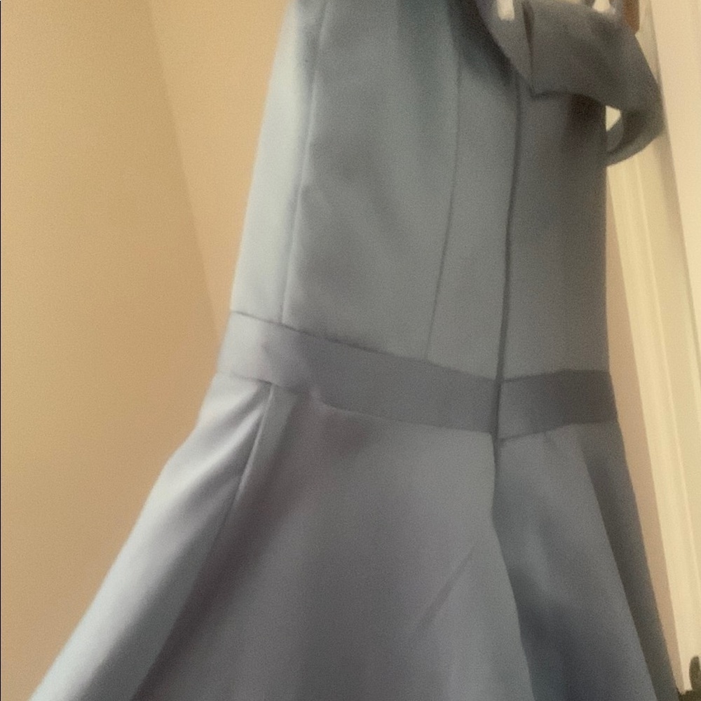 Xscape Women's Off-Shoulder Dress - Light Blue - Picture 7 of 7